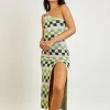 Women Daisy Street Dresses-One Shoulder Knitted Dress
