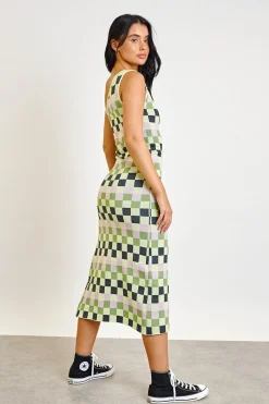 Women Daisy Street Dresses-One Shoulder Knitted Dress