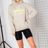 Women Daisy Street Hoodies & Sweatshirts-Oversize Hoodie with Alaska Print