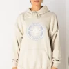 Women Daisy Street Hoodies & Sweatshirts-Oversize Hoodie with Racing Team Print
