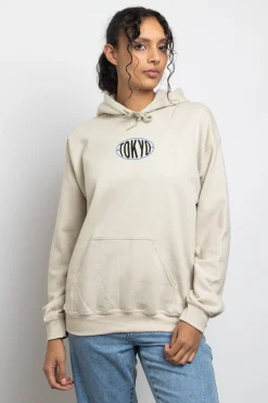 Women Daisy Street Hoodies & Sweatshirts-Oversized Hoodie with Tokyo Print
