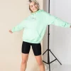 Women Daisy Street Hoodies & Sweatshirts-Oversized Hoodie with Cute as F*ck Print