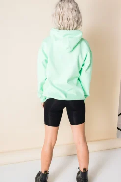 Women Daisy Street Hoodies & Sweatshirts-Oversized Hoodie with Cute as F*ck Print