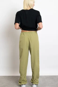 Women Daisy Street Trousers-Parachute Cargo Trouser With Toggle Hems