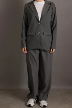 Women Daisy Street Jackets-Plus Size Tailored Trousers Co-ord in