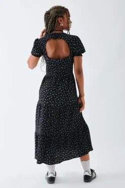 Women Daisy Street Dresses-Puff Sleeve Tier Dress
