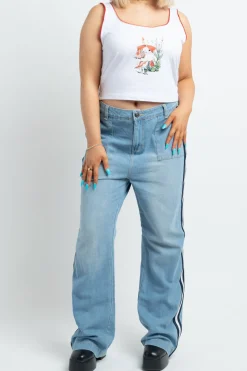 Women Daisy Street Tops-Pyjama Vest In Fairy Mushroom Print