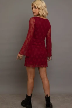 Women Daisy Street Partywear | Dresses-Lace Mini Dress