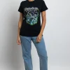 Women Daisy Street Tops | T-Shirts-Regular Fit T-Shirt with Ghostbusters Graphic