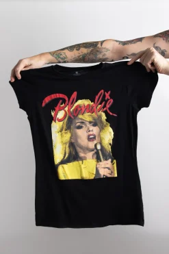 Women Daisy Street Band Tees | T-Shirts-Relaxed T Shirt With Blondie Picture Print