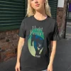 Women Daisy Street T-Shirts-Relaxed T-Shirt with Night Panther Print