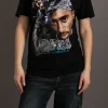 Women Daisy Street Band Tees | T-Shirts-Relaxed T-Shirt with Tupac "All Eyes On Me" Slogan