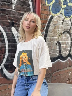 Women Daisy Street Band Tees | T-Shirts-Relaxed T-Shirt with Blondie Picture This Print