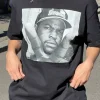 Women Daisy Street Band Tees-Relaxed T-Shirt with Ice Cube Print