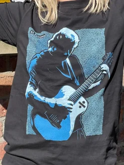 Women Daisy Street Band Tees | T-Shirts-Relaxed T-Shirt with Ed Sheeran Print