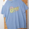 Women Daisy Street Band Tees | T-Shirts-Relaxed T-Shirt with Bowie Print