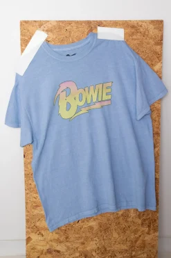 Women Daisy Street Band Tees | T-Shirts-Relaxed T-Shirt with Bowie Print