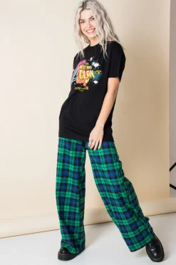 Women Daisy Street Band Tees | T-Shirts-Relaxed T-Shirt with Wu-Tang Clan Print