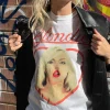 Women Daisy Street Band Tees | T-Shirts-Relaxed T-Shirt with Blondie Heart Print