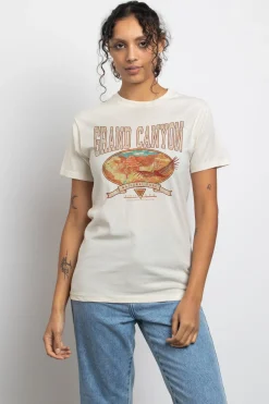 Women Daisy Street T-Shirts-Relaxed T-Shirt with Grand Canyon Print