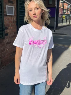 Women Daisy Street T-Shirts-Relaxed T-Shirt with Fantasy Print