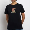 Women Daisy Street T-Shirts-Relaxed T-Shirt with Sprout New Ideas Print