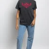 Women Daisy Street T-Shirts-Relaxed T-Shirt with Eternal Print