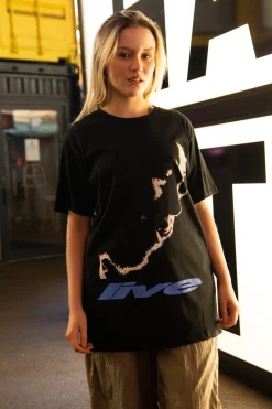 Women Daisy Street T-Shirts-Relaxed T-Shirt with Post Malone Print