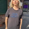 Women Daisy Street T-Shirts-Relaxed T-Shirt with Space Cowboy Graphic