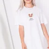 Women Daisy Street T-Shirts-Relaxed T-Shirt with Gemini Print