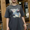 Women Daisy Street T-Shirts-Relaxed T-Shirt with Disney Thumper Print