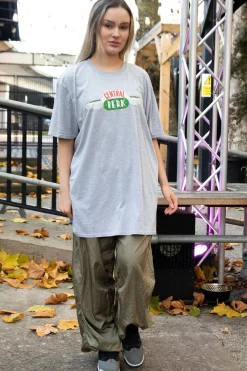 Women Daisy Street T-Shirts-Relaxed T-Shirt with Central Perk Print
