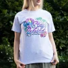 Women Daisy Street T-Shirts-Relaxed T-Shirt with Lilo and Stitch Stay Weird Print
