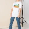 Women Daisy Street T-Shirts-Relaxed T-Shirt with Wizard of Oz Print