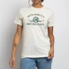 Women Daisy Street T-Shirts-Relaxed T-Shirt with Make A Better Place Print
