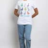 Women Daisy Street T-Shirts-Relaxed T-Shirt with Get Ducked Print