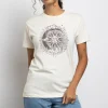 Women Daisy Street T-Shirts-Relaxed T-Shirt with Venice Sun and Moon Graphic