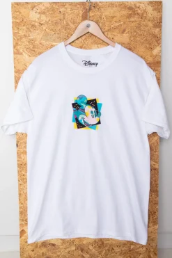 Women Daisy Street Tops | T-Shirts-Relaxed T-Shirt with Mickey Mouse Print