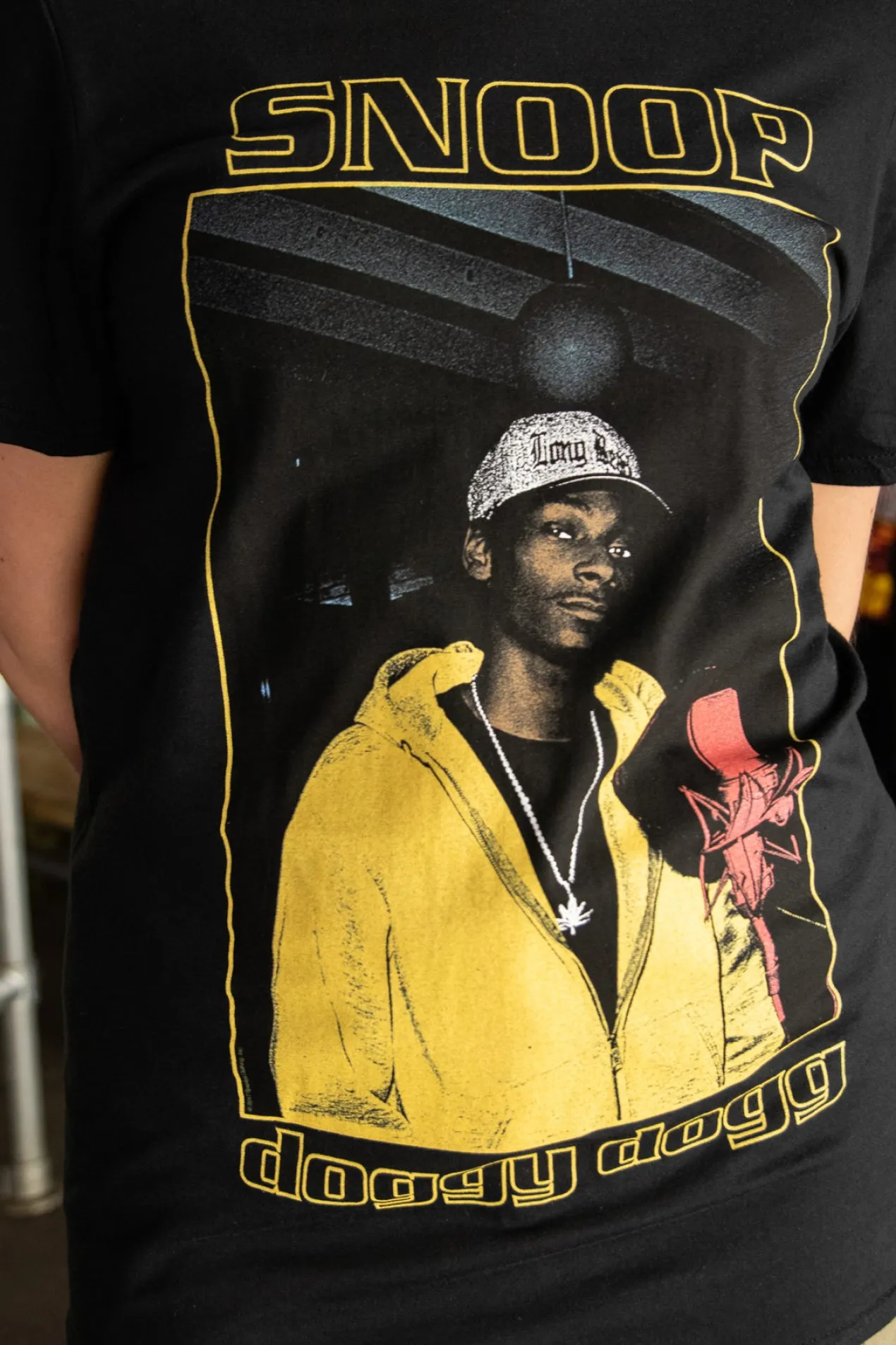 Women Daisy Street Band Tees | T-Shirts-Relaxed T-Shirt with Snoop Dogg Print