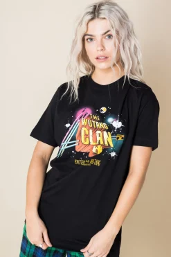 Women Daisy Street Band Tees | T-Shirts-Relaxed T-Shirt with Wu-Tang Clan Print