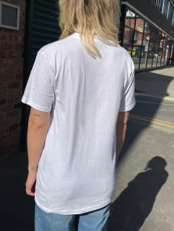 Women Daisy Street T-Shirts-Relaxed T-Shirt with Planet Rave Print