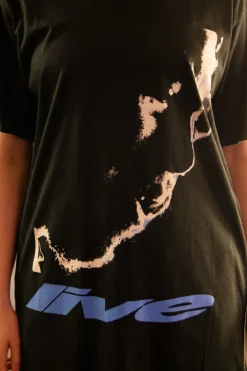 Women Daisy Street T-Shirts-Relaxed T-Shirt with Post Malone Print