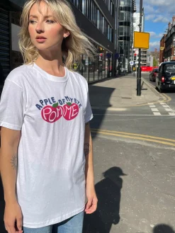 Women Daisy Street T-Shirts-Relaxed T-Shirt with Pomme Graphic
