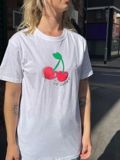 Women Daisy Street T-Shirts-Relaxed T-Shirt with Lil Cutie Graphic