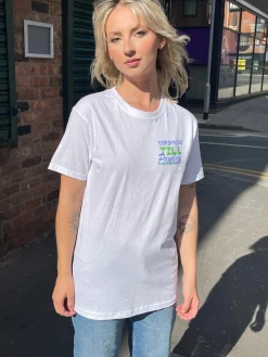 Women Daisy Street T-Shirts-Relaxed T-Shirt with Dancing Till Payday Print