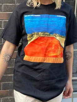 Women Daisy Street Band Tees | T-Shirts-Relaxed T-Shirt with Red Hot Chili Peppers Print