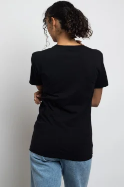 Women Daisy Street T-Shirts-Relaxed T-Shirt with Sprout New Ideas Print