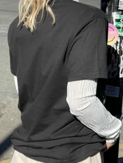 Women Daisy Street T-Shirts-Relaxed T-Shirt with Grateful Dead Print