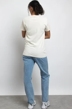 Women Daisy Street T-Shirts-Relaxed T-Shirt with Make A Better Place Print