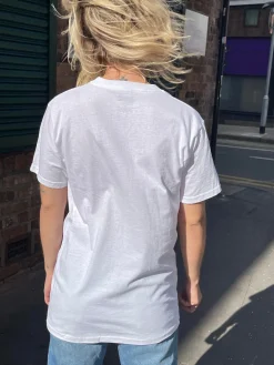 Women Daisy Street T-Shirts-Relaxed T-Shirt with Aurora Print